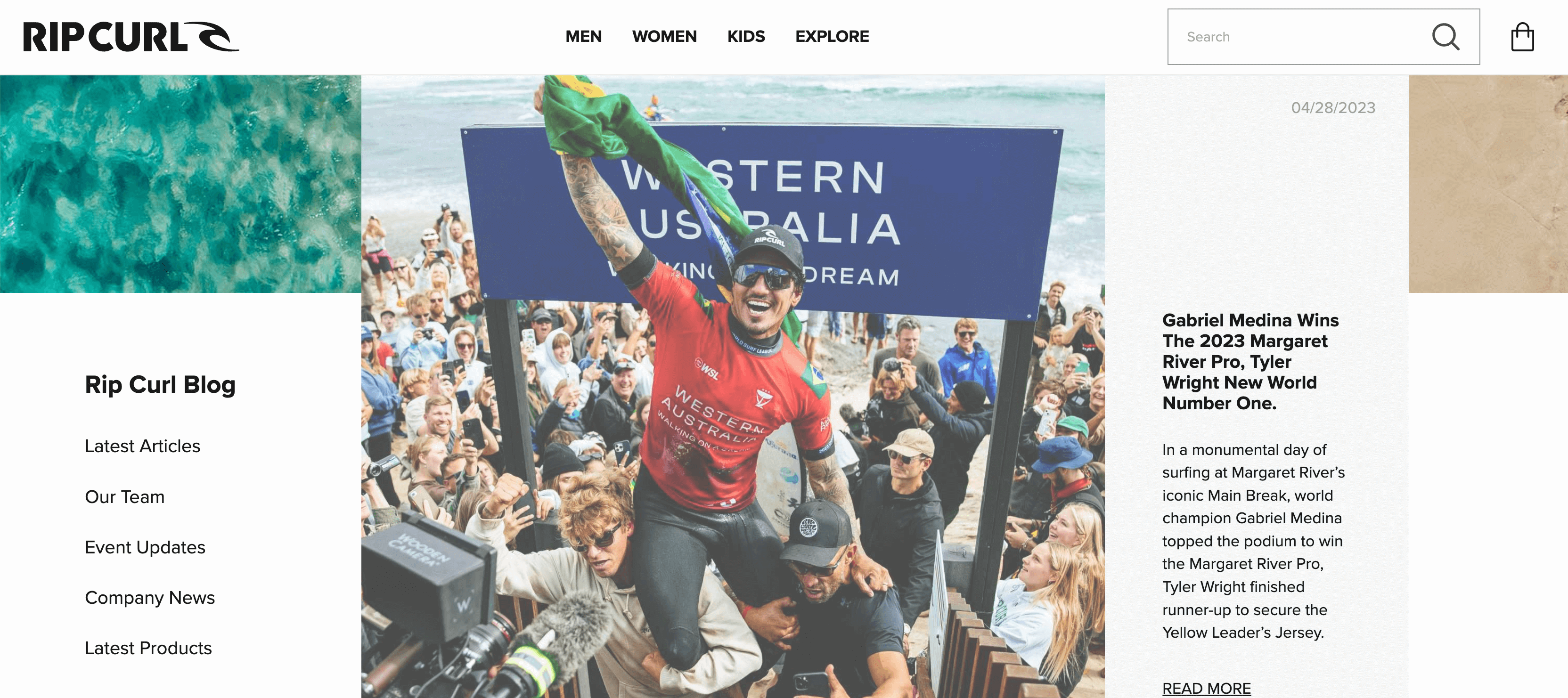 RIP Curl Blog Content Marketing Example - OptinMonster RIP Curl Blog Content Marketing Example